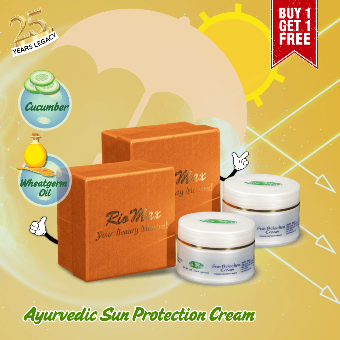 Ayurvedic Sun Protection Cream 50GM Buy 1 Get 1 Free